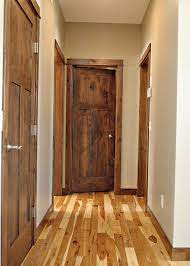 Knotty Alder 6 8 Pre Hung Craftsman Interior Door In 1013 Ksr Door And Mill Comany Craftsman Interior Interior Door Trim Rustic Doors Interior