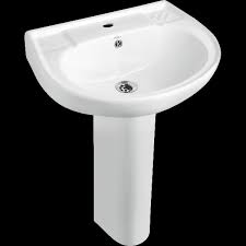 AUXO-REPOSE WASH BASIN WITH PEDASTAL