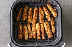 Serve hot with favorite dip. Air Fryer Zucchini Fries Extra Crispy Momsdish