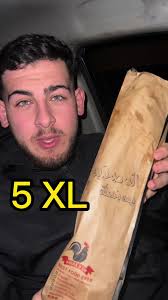 Trying 5 XL Poule Dour Food