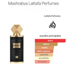 Esto es otro nivel!! La han probado? Mashrabya Lattafa Perfumes Lattafa  Perfumes Lattafa ية M acordes principales MAS YA dulce tabaco canela cálido  especia... caramelo avainillado afrutados