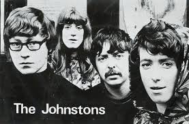 The Johnstons were a popular 1960s folk/traditional band formed in Slane,  Co. Meath by siblings Adrienne, Lucy and Michael Johnston. The trio were  joined by Mick Moloney, and in 1967 Paul Brady