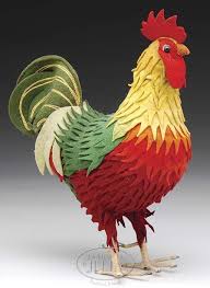 Early Steiff Rooster James D Julia Inc Rooster Chicken Crafts Chicken Art