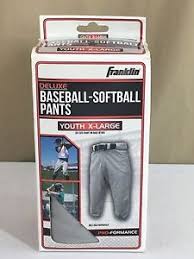 Franklin Deluxe Baseball Softball Pants Grey Youth X