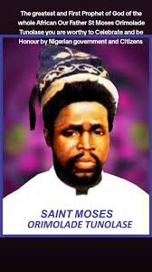 Hello Friends I am not Preaching about Churches but Respect is Due to Who  Deserves it Moses Orimolade ! The first Evangelist in Africa and Nigeria  The First Pentecostal Worshiper in Nigeria