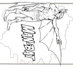 Batman Manbat Coloring Book Page Printable Coloring Books Bee Coloring Pages Coloring Pages