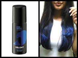 Bblunt Hair Spray Review Blue Youtube Temporary Hair Color Diy Temporary Hair Color Beautiful Hair Dye
