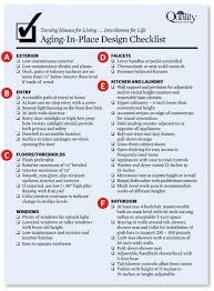 Stay Right There Universal Design Checklist Universal Design Aging In Place Design