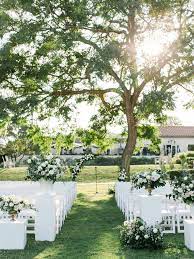 Elegant Garden Wedding In San Diego At The Inn At Rancho Santa Fe Greenery Wedding Theme Garden Wedding Neutral Wedding Inspiration