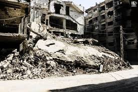 من هنا مر طيران الأسد وحلفاؤه وهنا كان منزل أحدهم الغوطة الشرقية في 23 03 2017 eastern gouta on 23 03 2017 after russian and regime s a photo damascus syria