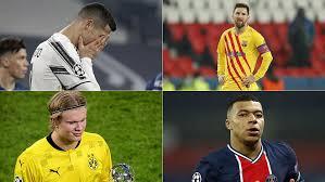 Cristiano ronaldo, fw, juventus (36) Psg 1 1 5 2 Barcelona Champions League The End Of An Era Messi And Cristiano Ronaldo Out Before Quarter Finals For First Time In 16 Years Marca