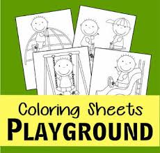 In christ's love, ann from the catholic playground. Playground Coloring Worksheets Teaching Resources Tpt