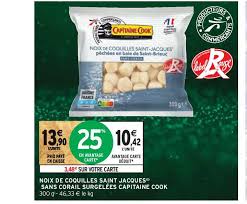 En seulement quelques minutes, vous allez pouvoir les cuisiner de la meilleure façon. Offre Noix De Coquilles Saint Jacques Sans Corail Surgelees Capitaine Cook Chez Intermarche Hyper