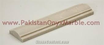 Get free shipping on qualified chair rail tile trim or buy online pick up in store today in the flooring department. Verona Beige Marble Chair Rail Molding From Pakistan Stonecontact Com