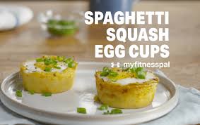 Spaghetti Squash Egg Cups Myfitnesspal Myfitnesspal Recipes Spaghetti Squash Recipes