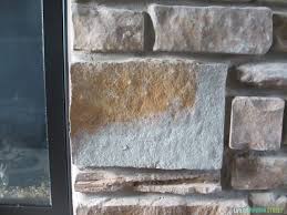 Yours is gorgeous and exactly the look i'm going for. Step By Step Tutorial Graywash Your Stone Fireplace Den Stone Fireplace Makeover Painted Stone Fireplace Grey Stone Fireplace