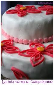 Torta cheesecake con bouquet di fiori misti. Torta Fiori Quilling In Pasta Di Zucchero Senza Glutine Cardamomo Co