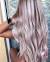 Dark Hair Pastel Pink Highlights