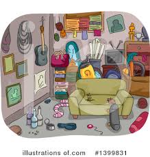 Baby made chaos in home interior. Living Room Clipart 1245125 Illustration By Bnp Design Studio