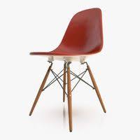 Turbosquid Free Files Free Eames Dsw Chair 3d Model Dsw Chair Eames Dsw Chair
