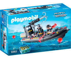 Playmobil Bateau Pneumatique Et Policiers D Elite 9362 Au Meilleur Prix Sur Idealo Fr