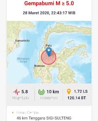 Informasi prakiraan cuaca, maritim, penerbangan, iklim, kualitas udara, gempabumi, tsunami dan tanda waktu di indonesia dengan cepat, tepat, akurat, luas, dan mudah dipahami. Gempa 5 8 Sr Guncang Sulteng Dirasakan Di Mamuju Hingga Soroako Makassar Terkini