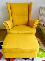 Wir Verkaufen Unseren Selten Benutzten Strandmon Ohrensessel Sessel In Gelb Inkl Passendem Ikea Strandmon Sessel Ohrens Ohrensessel Strandmon Sessel Sessel