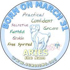 March 31 Zodiac Horoscope Birthday Personality Sunsigns Org