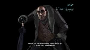 In addition to showing batman cleaning up gotham, the shots (via game several of the images star black mask, the crime lord with creepy distinctive headgear. Batman Arkham Origins Part 3 The Penguin Youtube