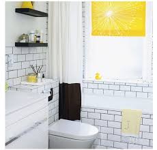 Yellow Accented Bathroom Floating Shelves Bathroom Floating Shelves Kitchen Black Floating Shelves