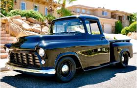 Image result for Midnight Black 1955 Truck