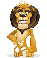 Lion Cartoon Vector Character Graphicmama Cartoon Cartoon Lion Lion Illustration