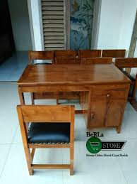 Melaksanakan aktiviti prasekolah di peringkat sekolah dan daerah. Jual Meja Kantor Meja Guru Meja Sekolah Nakas Kayu Jati Kwalitas A Di Lapak Berla Store Jepara Bukalapak