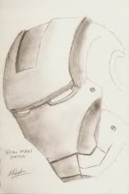 How to draw iron man face. Iron Man Mask Sketch By Admiralserenity On Deviantart