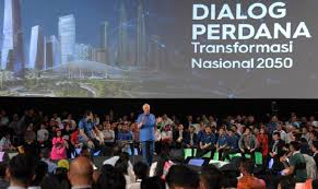Saya sempat hadir ke sesi dialog transformasi nasional 2050 bersama yb khairy jamaludin di usm pulau pada tahun 2050, dijangkakan kepadatan penduduk lebih tinggi daripada sekarang. Tn50 Bersifat Futuristik Ikut Acuan Kita