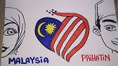 Tahukah anda bagaimana bendera malaysia dibentuk dan siapakah yang menamakannya jalur rekabentuk bahagian belakang syiling tersebut adalah daripada lukisan mural cheong lai tong. How To Draw Malaysia Flag Melukis Bendera Malaysia Youtube