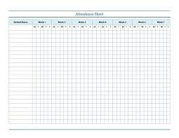 40 Free Attendance Tracker Templates Employee Student