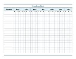 40 Free Attendance Tracker Templates Employee Student