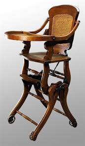15456 Antique Victorian Oak Up And Down High Chair Antique High Chairs Vintage Nursery Furniture Antique Oak Furniture