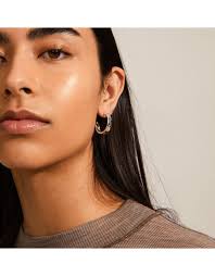 Pilgrim rose store gold earrings