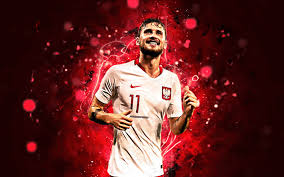 Mateusz klich, latest news & rumours, player profile, detailed statistics, career details and transfer information for the leeds united fc player, powered by goal.com. Download Wallpapers Mateusz Klich Abstract Art Poland National Team Fan Art Klich Soccer Footballers Neon Lights Polish Football Team Besthqwallpapers C Poland National Team Fan Art Sports Wallpapers