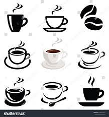 Coffee Icon Collection Vector Outline Illustration And Silhouette Sponsored Spon Collection Icon C Coffee Icon Coffee Illustration Outline Illustration