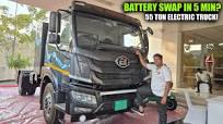India’s First 55 Ton Electric Truck with Battery Swap! | Blue Energy Motors EV Truck Review
