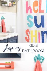 If you're on the lookout for small bathroom flooring ideas, consider unique materials like concrete or playful tile patterns that will anchor the room. Colorful Kid S Bathroom Ideas This Bathroom Is Nautical But Features Bright Colors The Kids Wou Bright Kids Bathroom Girl Bathroom Decor Kids Bathroom Colors