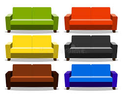 New users enjoy 60% off. Interior With Realistic Set Sofa Lounge Settee Couch Ottoman Icon Couch Realistic Cartoon On White Stock Vector Illustration Of Vintage Icon 101667968