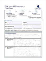 The first party is the insured individual. Free 5 Third Party Liability Forms In Ms Word Pdf