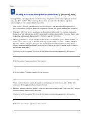 Beyond labz physics answer key. Writing Balanced Precipitation Reactions 1 1 Pdf Name 2 2 Writing Balanced Precipitation Reactions Updated By Ross In This Problem You Will Go Into Course Hero