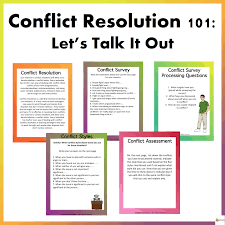 Conflict Resolution 101 The Learning Experience Conflict Resolution Resource Classroom