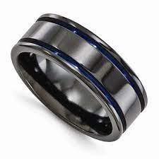 Mens Titanium Wedding Bands Apace Age Metal Bands Black Titanium Ring Titanium Rings For Men Titanium Wedding Band Mens