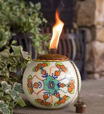 Dancing water fountain ,children are amazed. Talavera Outdoor Fire Pot Cream Plowhearth